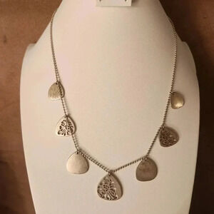 Kenneth Cole Silver Tone Plated Necklace